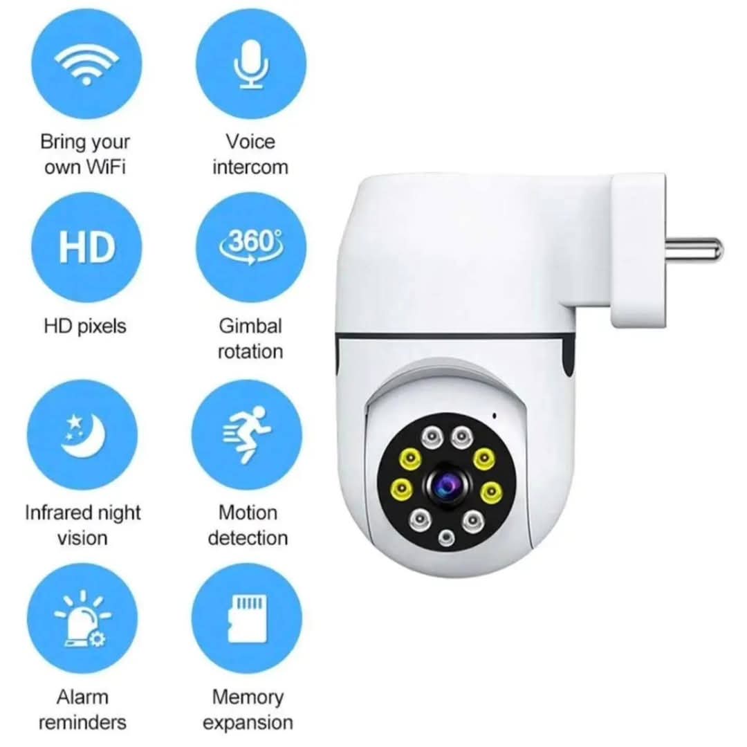 WI-FI rotirajuca kamera sa utikacem za struju