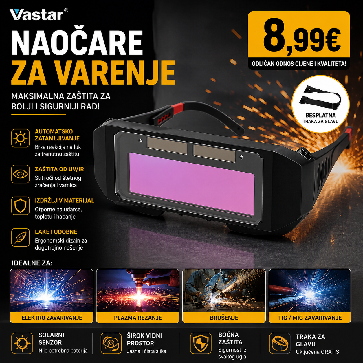 Naocare za varenje