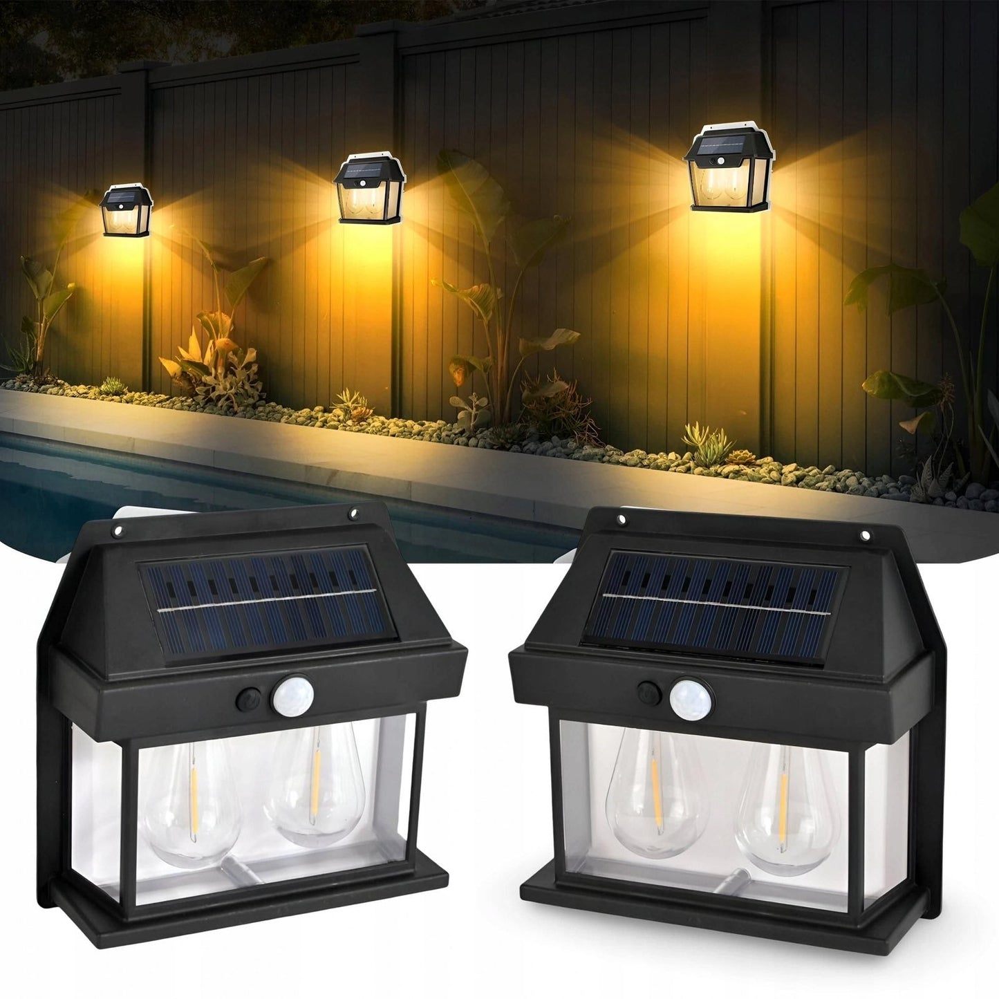 Solarna zidna lampa BK-888-2 – elegantno i pametno osvjetljenje za vaš prostor