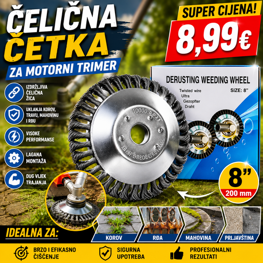 ČELIČNA ČETKA ZA MOTORNI TRIMER