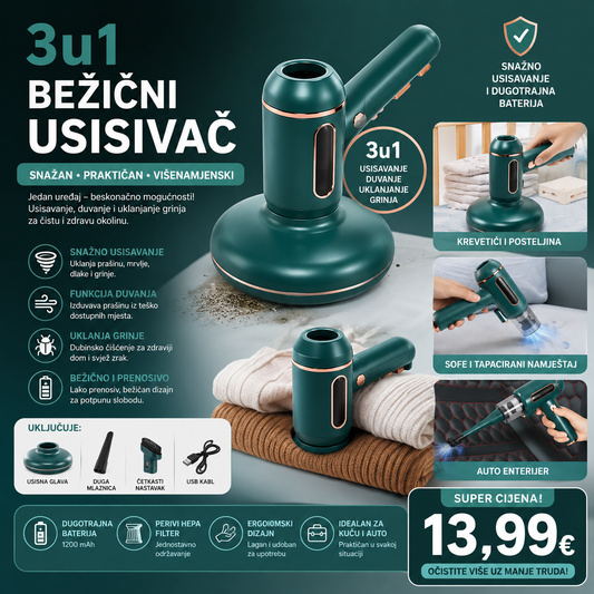 3u1 bezicni usisivac