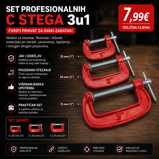 SET PROFESIONALNIH C STEGA 3u1