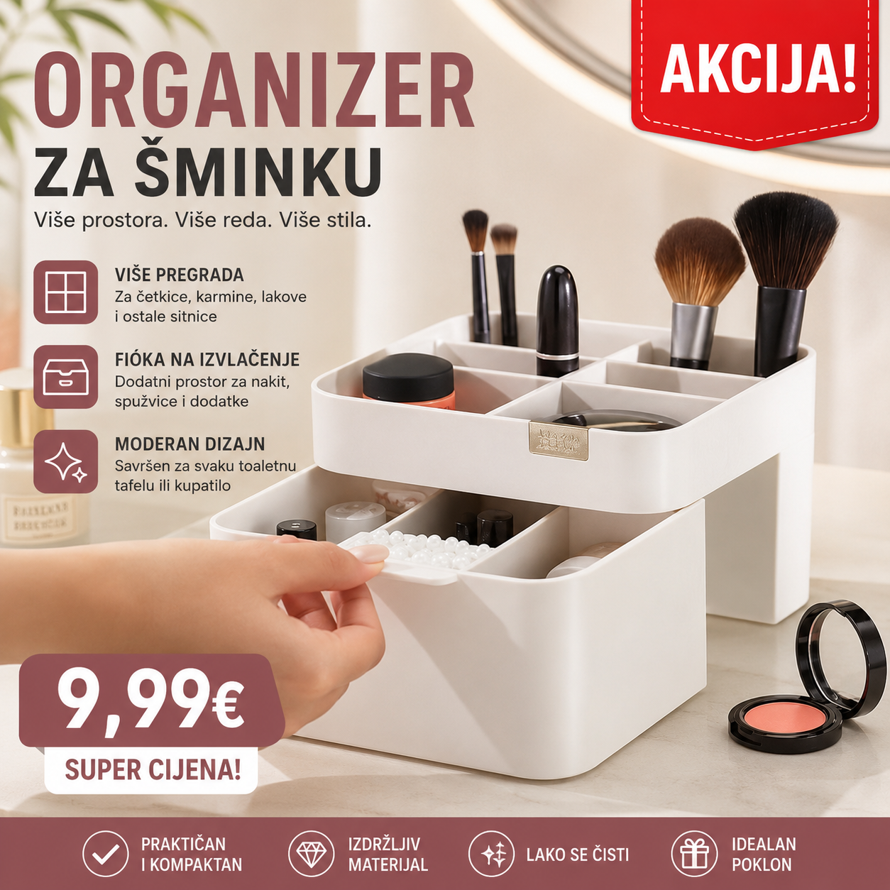 Organizer za sminku