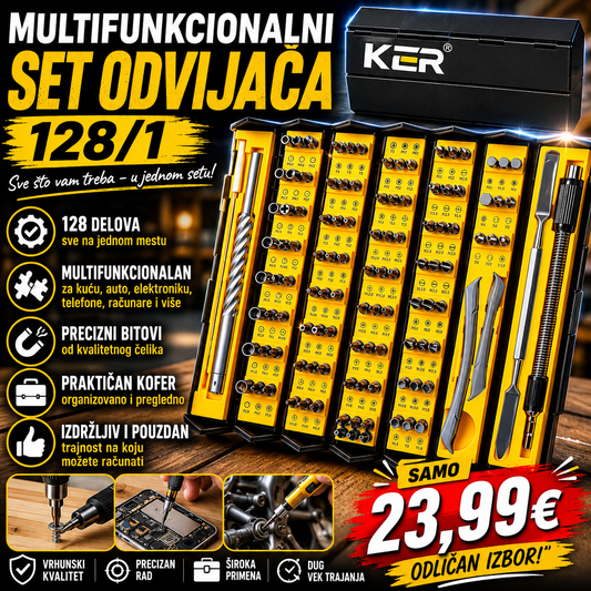 Multifunkcionalni set odvijača 128/1