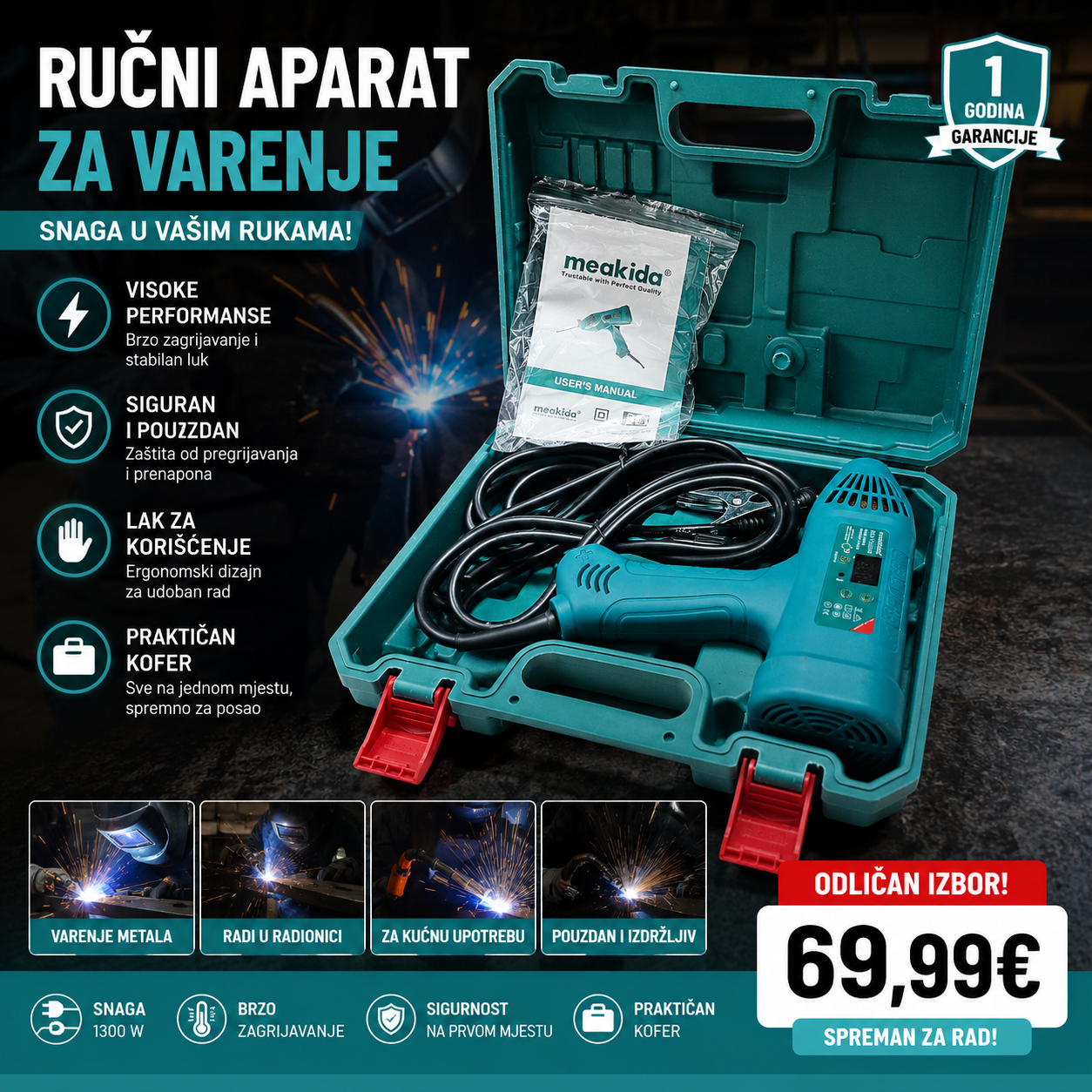 Ručni aparat za varenje