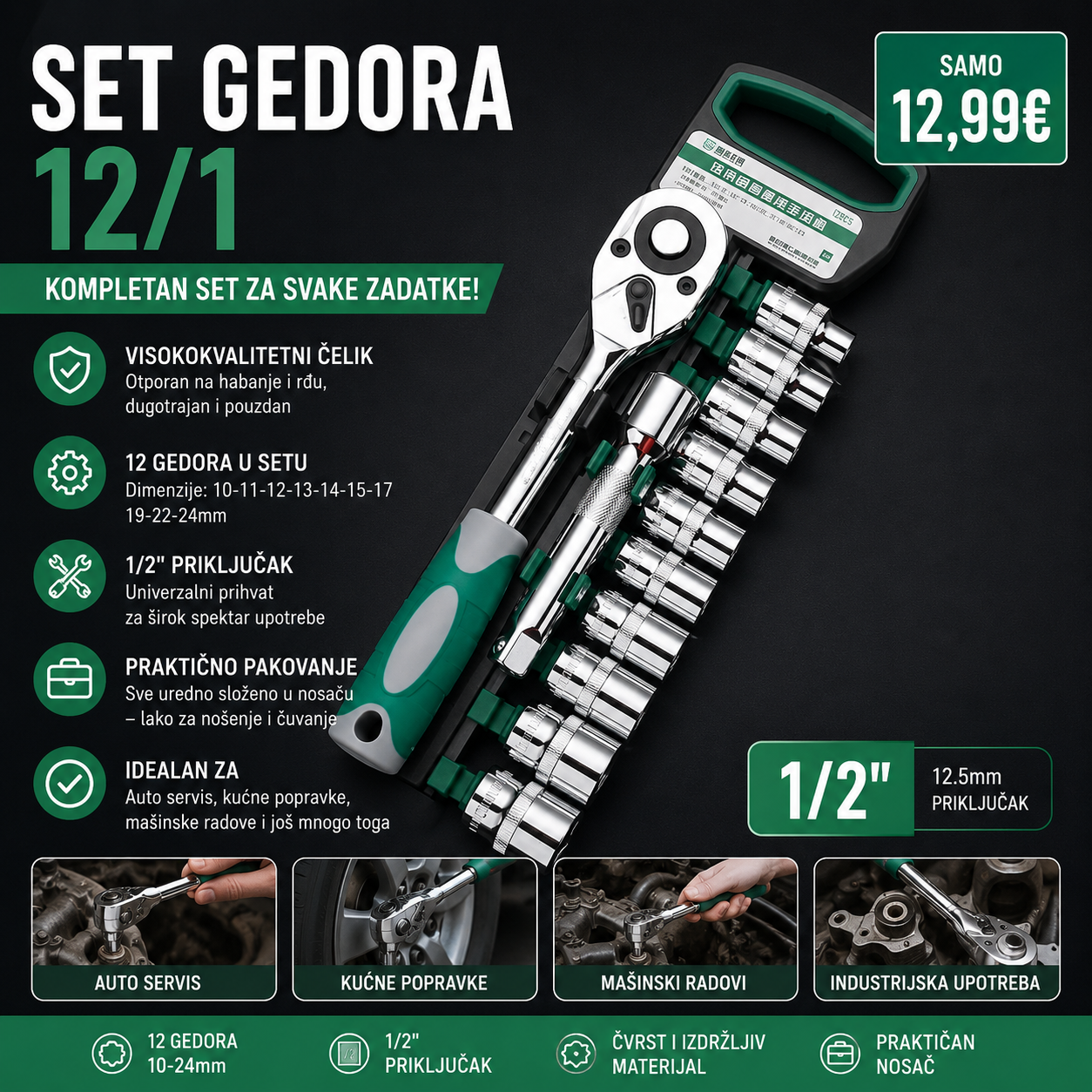 Set gedora 12/1