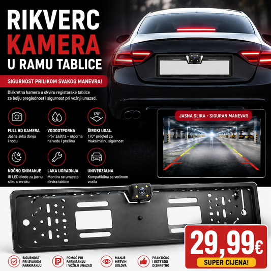 Rikverc kamera u ramu tablice