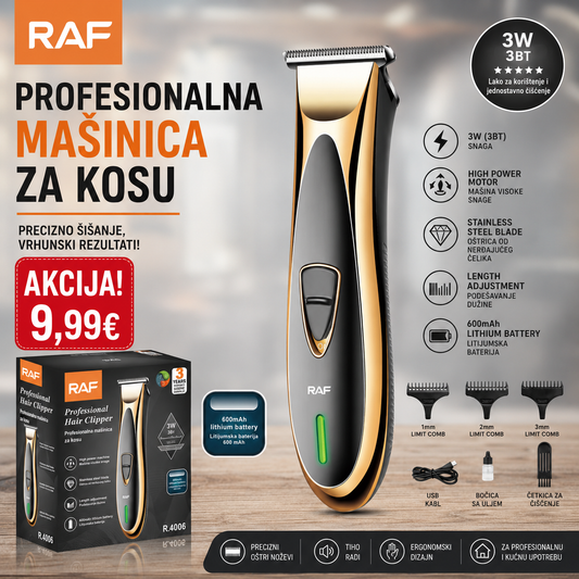 RAF – Profesionalna Mašinica Za Kosu
