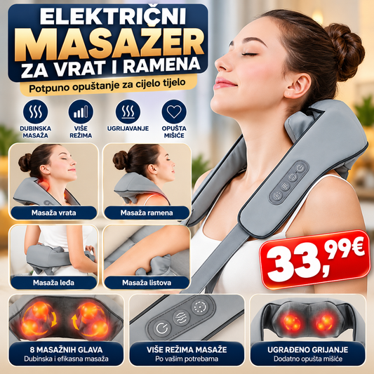 Elektricni masazer za vrat i ramena