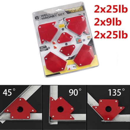 Set magnetnih držača za zavarivanje (6 kom)