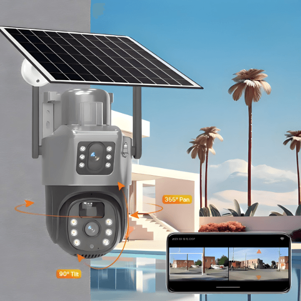 Solarna 4G kamera sa 2 sočiva