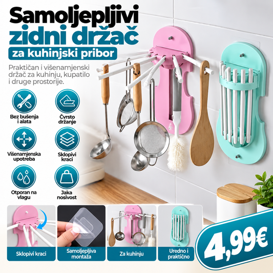 SAMOLJEPLJIVI ZIDNI DRŽAČ