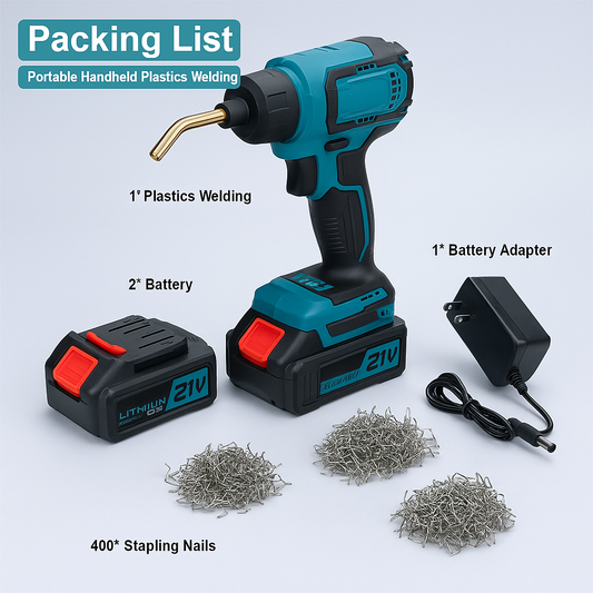 Aku pistolj za plastiku (lemilica) sa 2 baterije od 21V