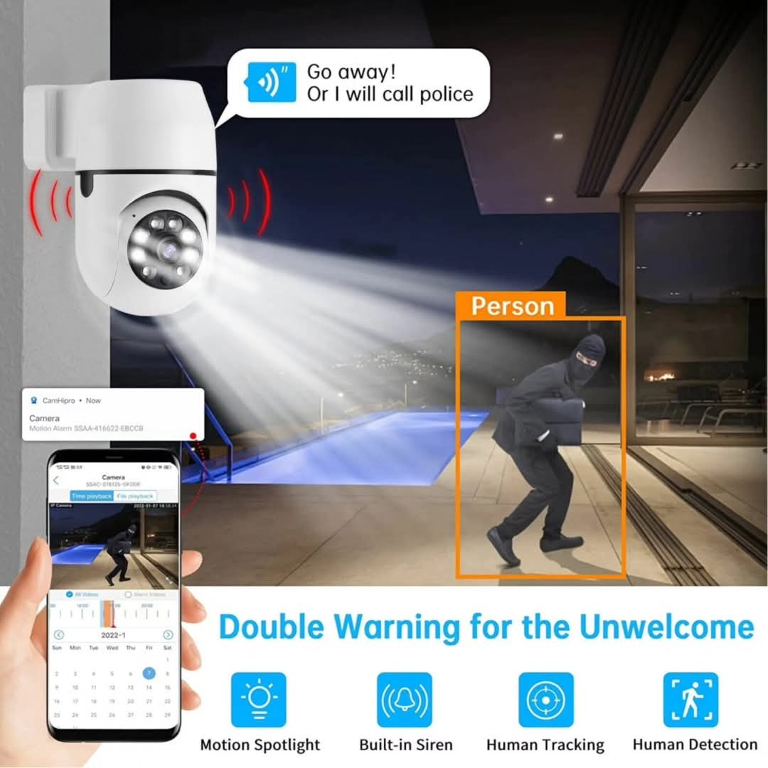 WI-FI rotirajuca kamera sa utikacem za struju