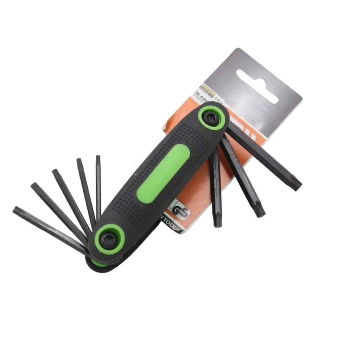 Set od 3 ključa na rasklapanje  imbusa i toreksa