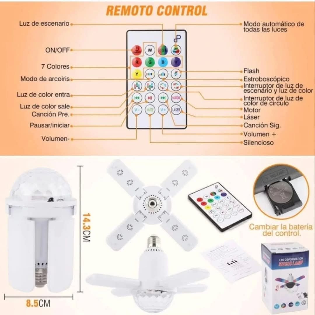 4u1 bluetooth disko sijalica