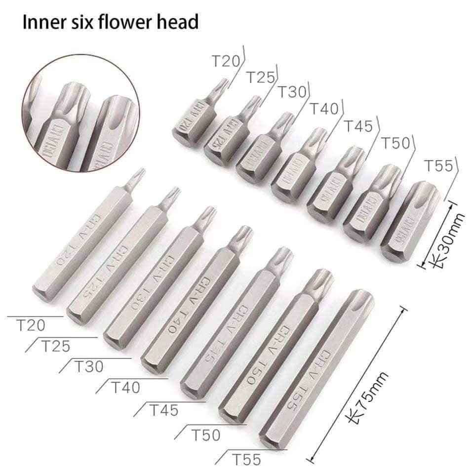 Set TORX bitova od 40 djelova