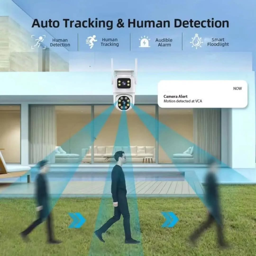 Wi-Fi kamera na struju sa dva sočiva
