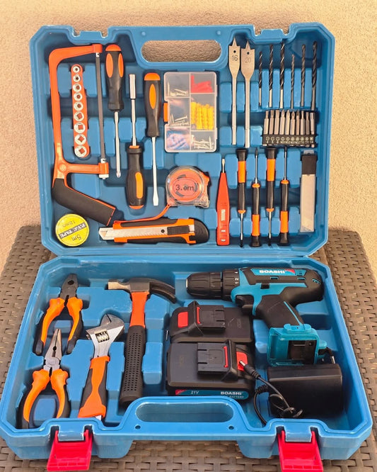 Aku busilica/srafilica 21V max lithium 5.0 Ah+ 2 baterije sa setom alata