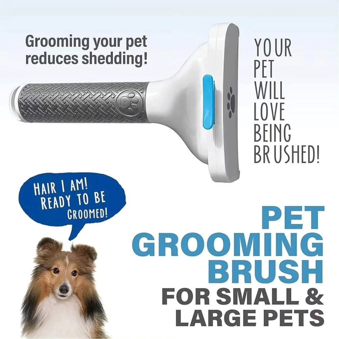 Cetka za pse i macke sa mehanizmom za ukljanjanje dlaka