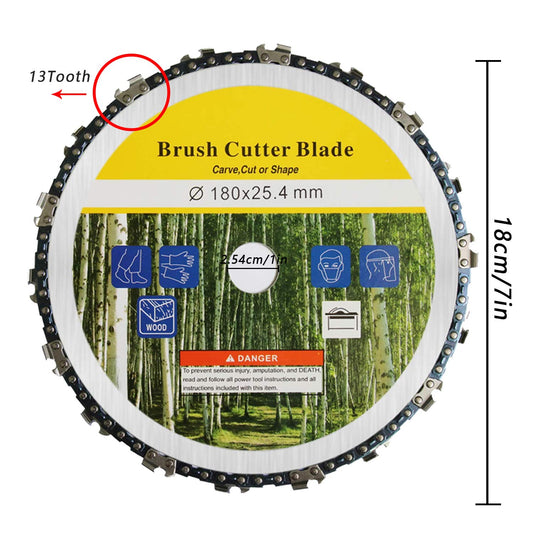 🔥 Lančani disk za trimer / veliku brusilicu – 180 mm (13 zuba)