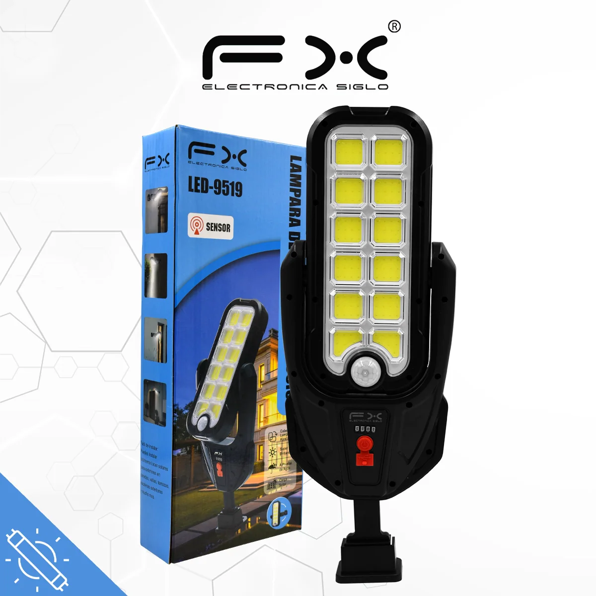 Solarni LED reflektor sa senzorom