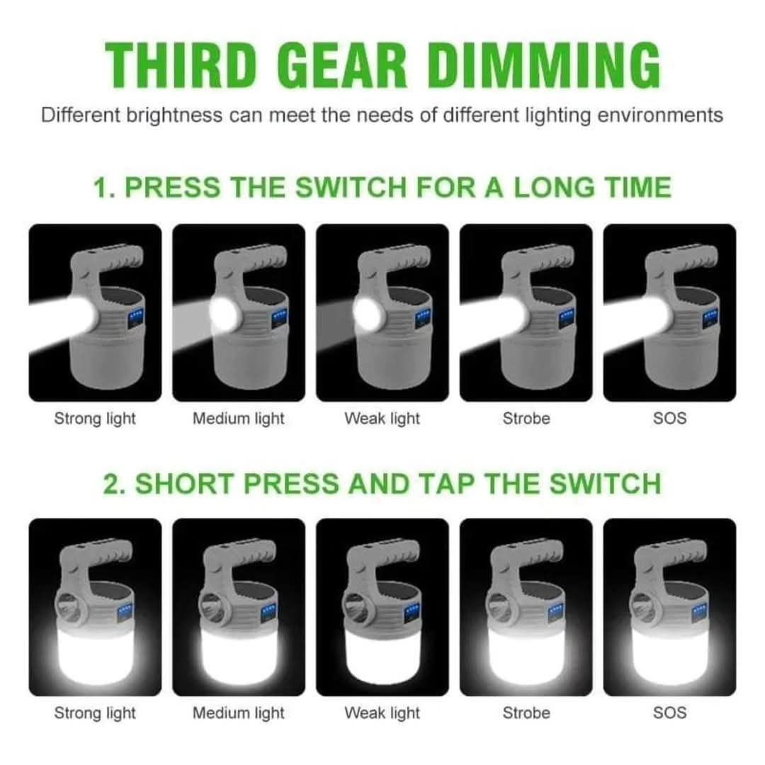 Solarna 2u1 led lampa sa zakackom