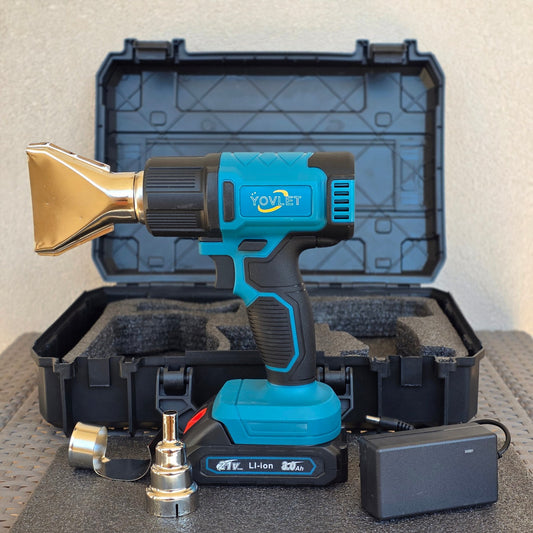 Aku toplotni pištolj YOVLET 21V – 350W