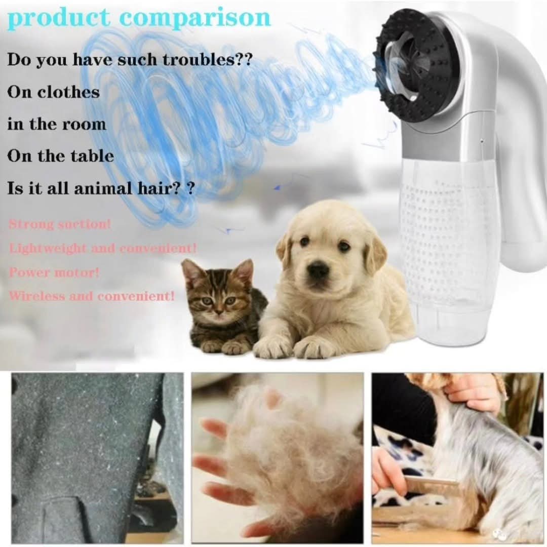 2u1 usisivac i masazer za ljubimce