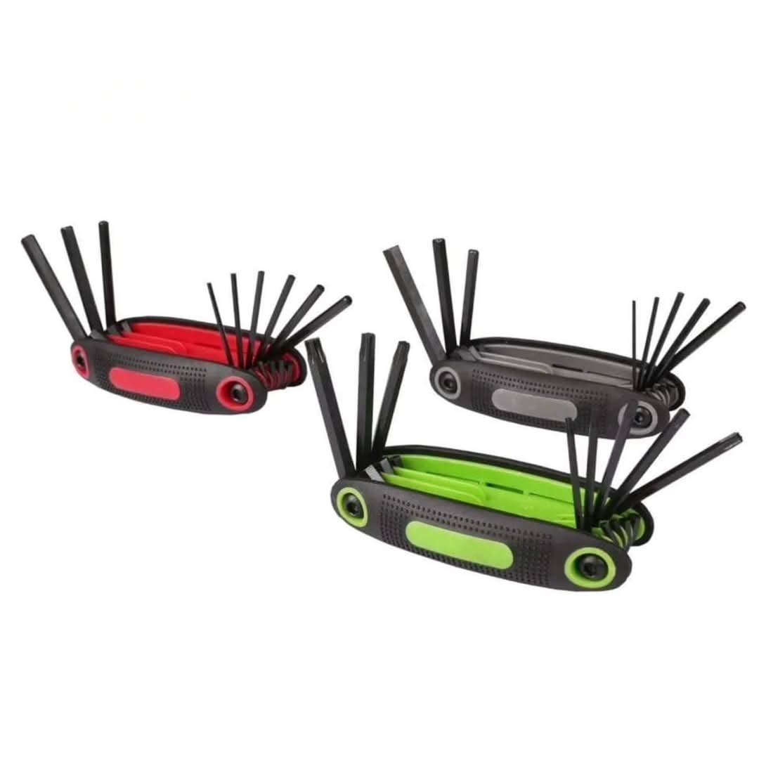 Set od 3 ključa na rasklapanje  imbusa i toreksa