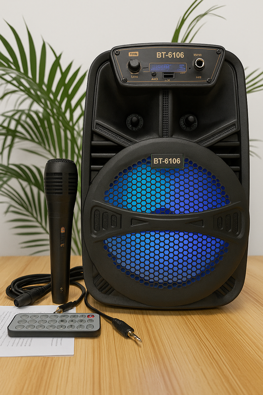 BT-6106 Prenosni Bluetooth Zvučnik sa Mikrofonom🎶