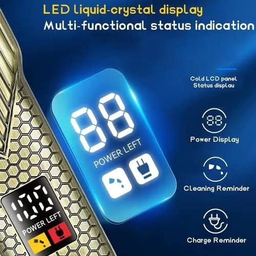 Profesionalna masinica za sisanje i brijanje sa led displejem
