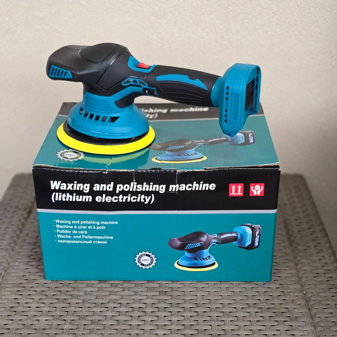 AKU ekscentrična polirka sa dvije baterije od 21V (2Ah) i potenciometrom sa 6 brzina