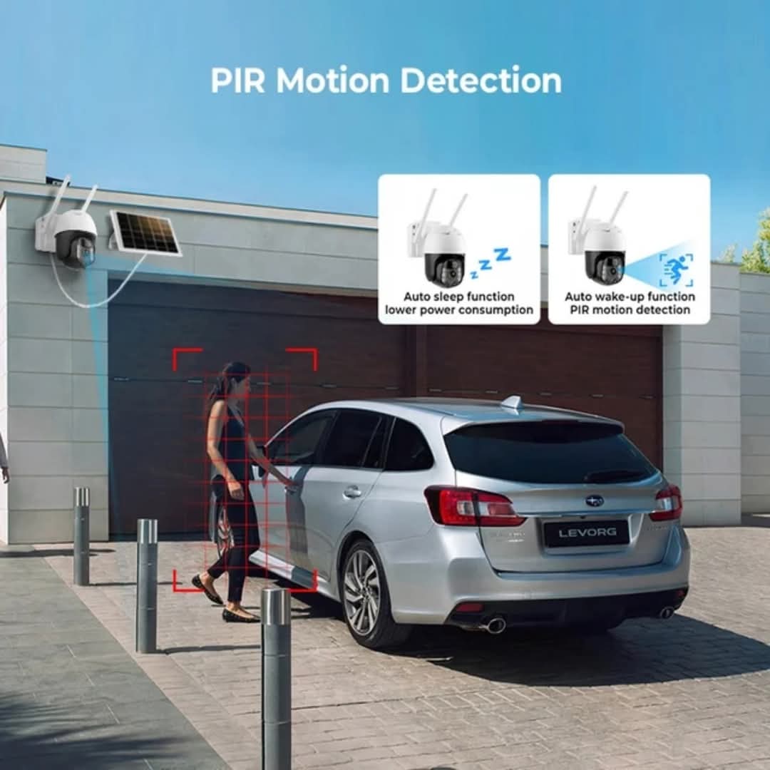 Solarna rotirajuća WiFi smart kamera 1080p 5Mpx