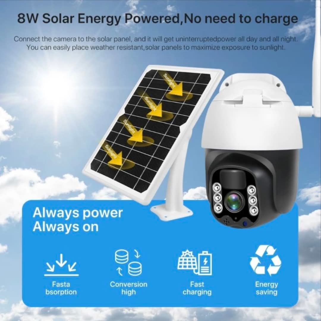 Solarna rotirajuća WiFi smart kamera 1080p 5Mpx