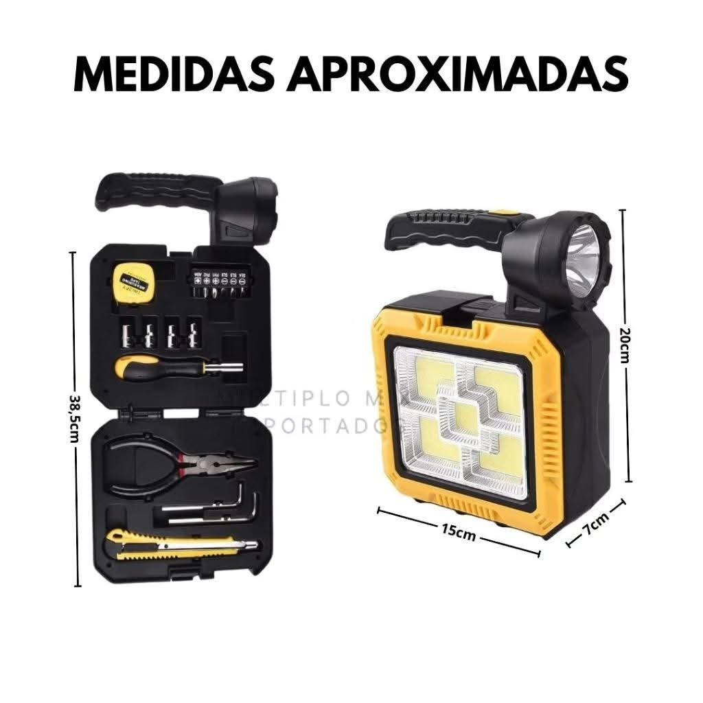 2U1 SOLARNA RUČNA LAMPA I SET ALATA