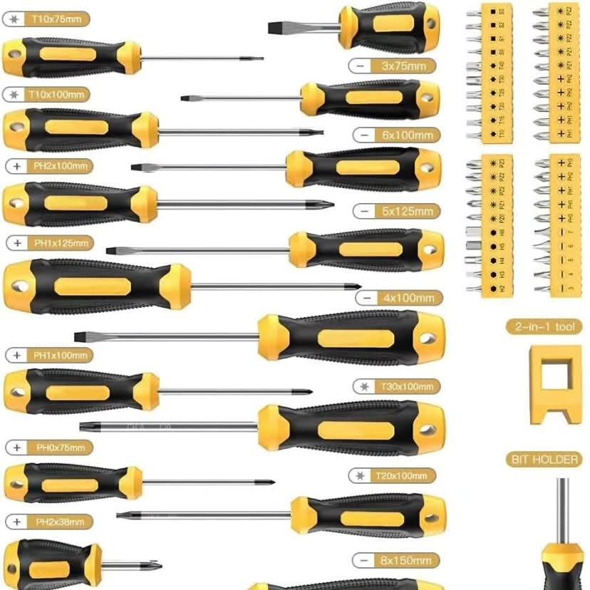 Set od 18 srafcigera i 40 zamjenskih djelova