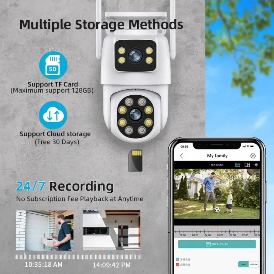 Wi-Fi kamera na struju sa dva sočiva